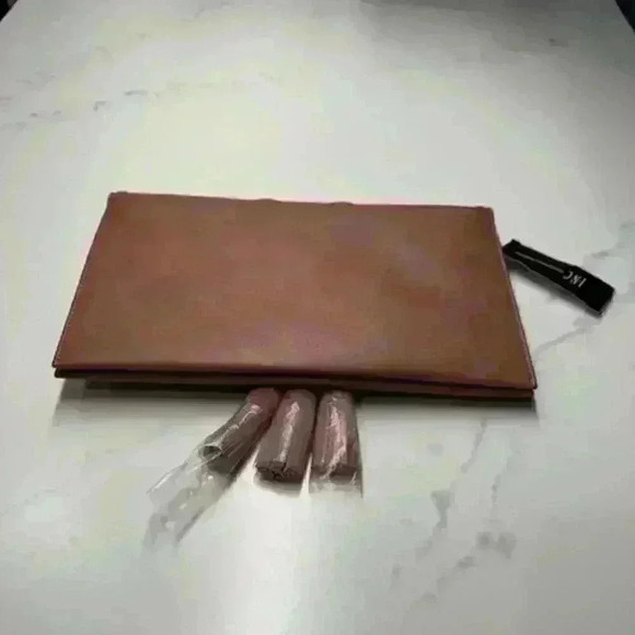 NWT!!! INC Jeenn fold over clutch bag/shoulder bag - Mauve/Dusty Pink Color - Picture 5 of 11